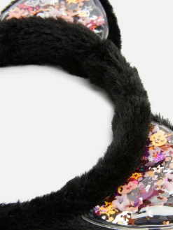 Flauschige Halloween-Katzenohren