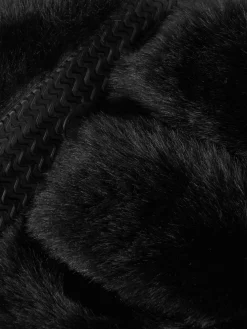 Flauschige Hausschuhe Mit Doppelriemen