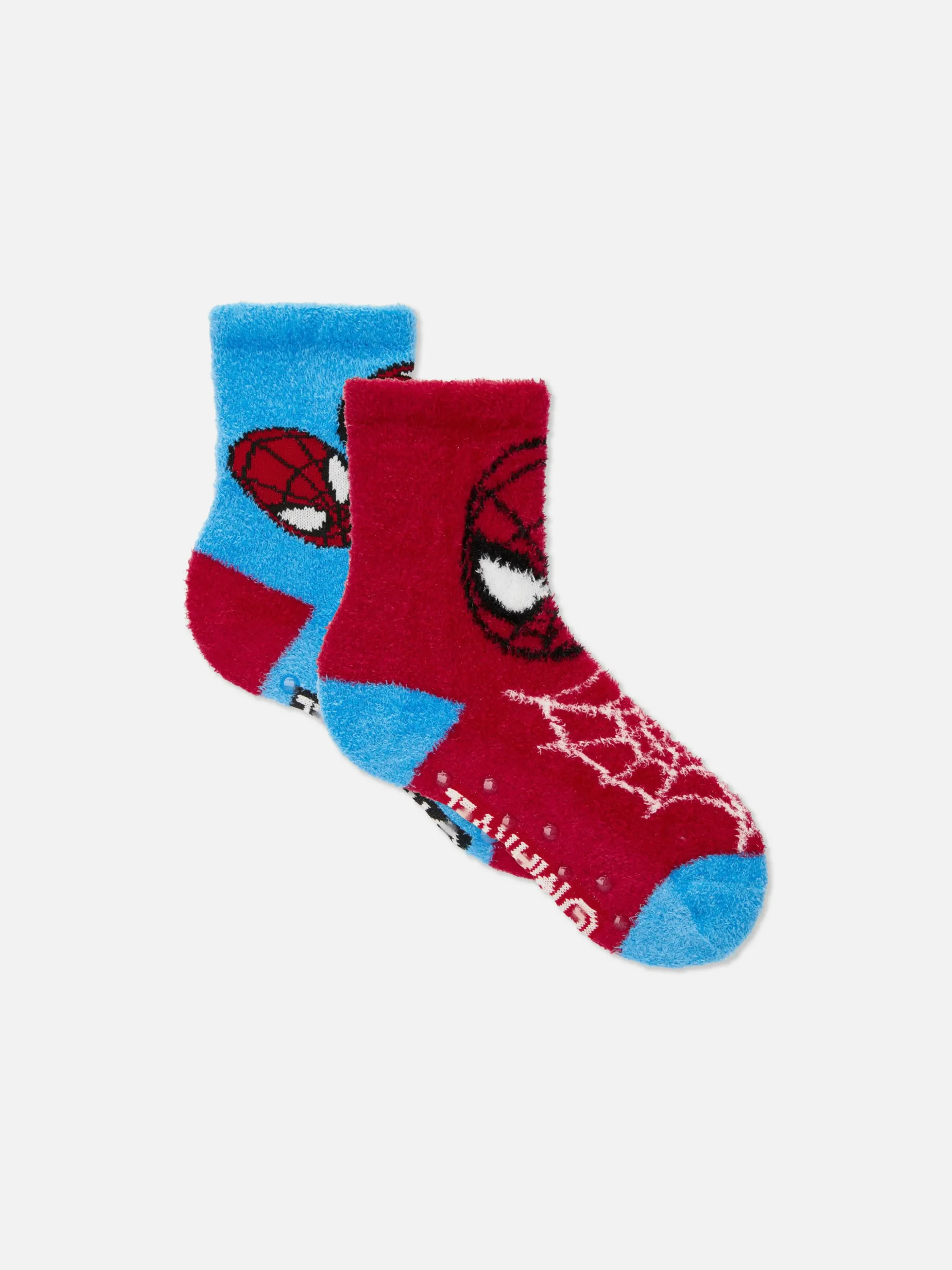 Flauschige „Marvel Spider-Man“ Socken, 2er-Pack