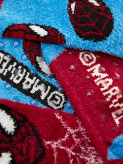 Flauschige „Marvel Spider-Man“ Socken, 2er-Pack