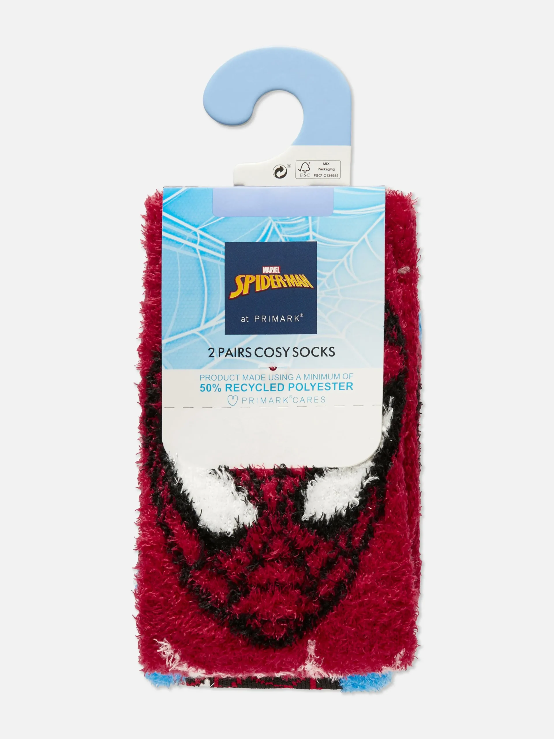 Flauschige „Marvel Spider-Man“ Socken, 2er-Pack