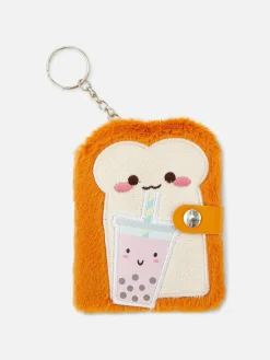 Flauschiges Notizbuch Mit Knopfverschluss