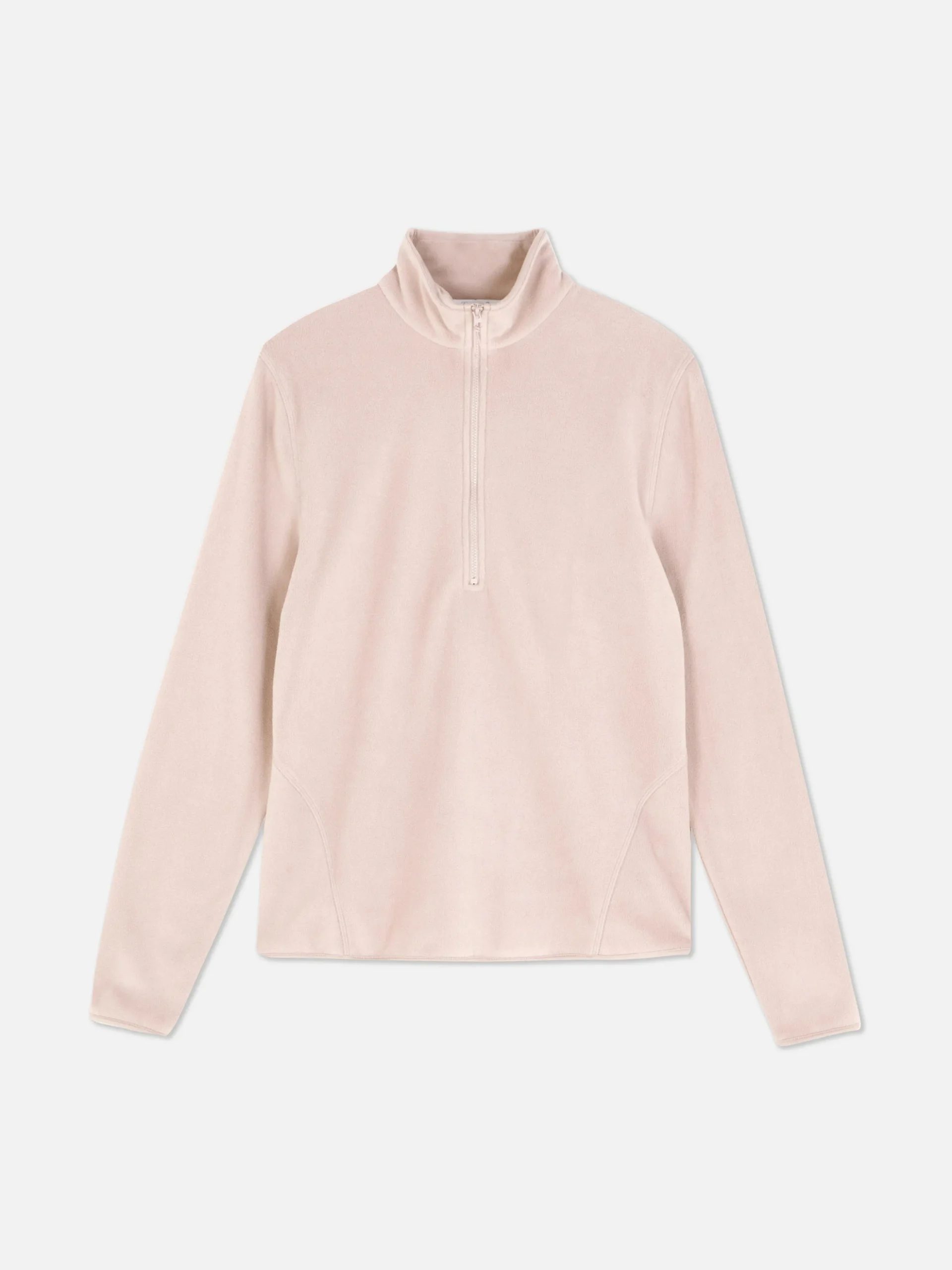 Fleecejacke Mit Halbem Reißverschluss