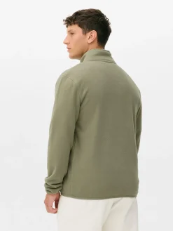 Fleecejacke Mit Trichterkragen Und Reißverschluss