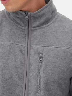 Fleecejacke Mit Trichterkragen Und Reißverschluss