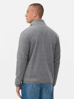 Fleecejacke Mit Trichterkragen Und Reißverschluss