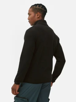 Fleecejacke Mit Trichterkragen Und Reißverschluss