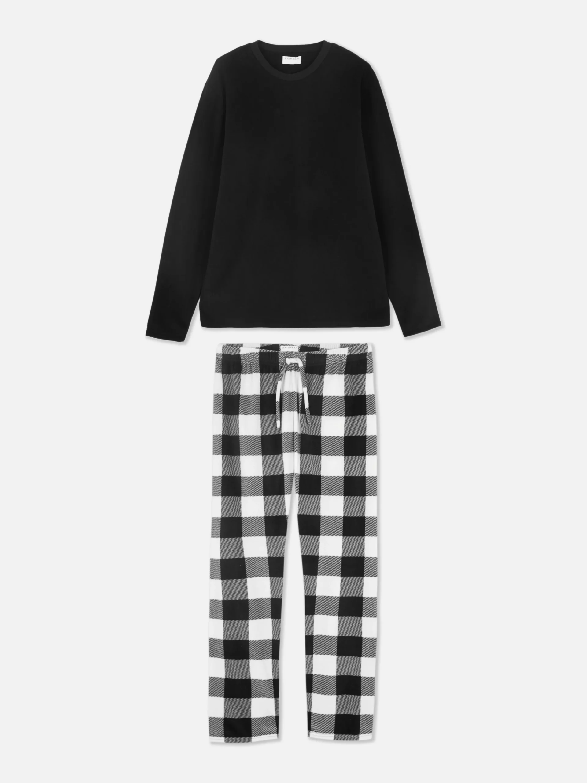 Fleece-Schlafanzug Mit Buffalo-Karomuster