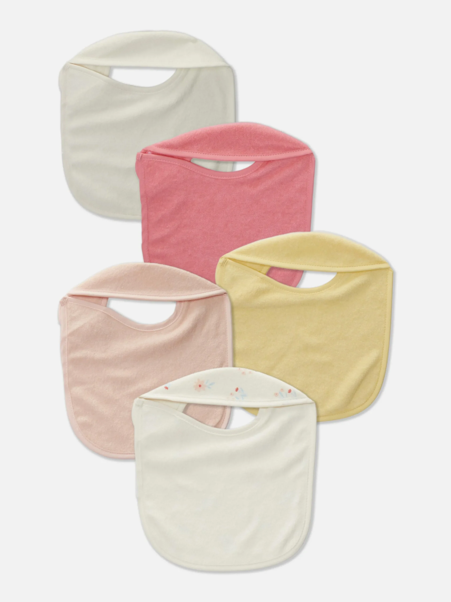 Frottee-Lätzchen, 5er-Pack