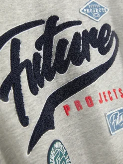 „Future Projects“ Bouclé-Hoodie