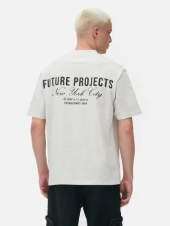 „Future Projects“ T-Shirt Mit Stickerei