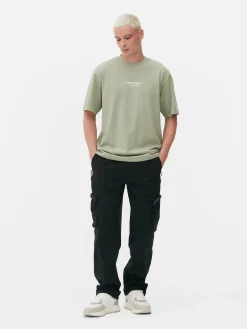 „Future Projects“ T-Shirt Mit Stickerei