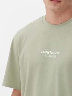 „Future Projects“ T-Shirt Mit Stickerei