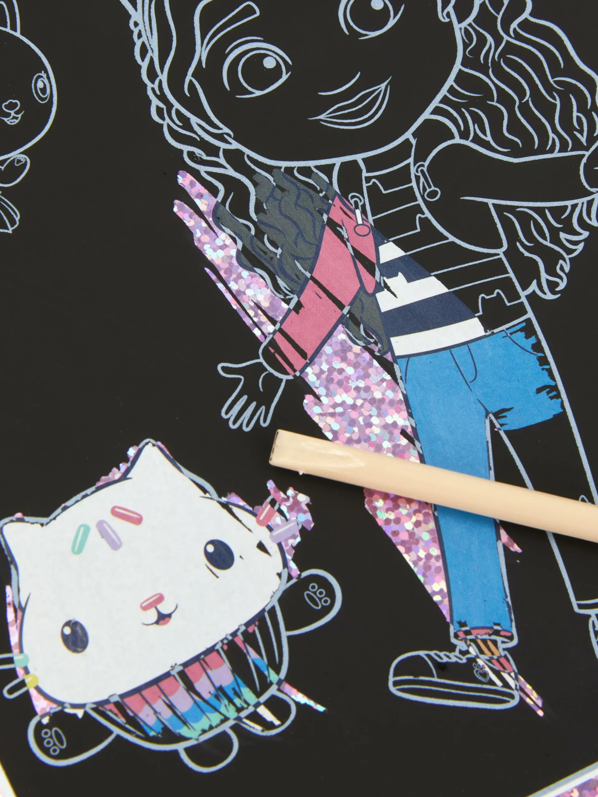 „Gabby's Dollhouse“ Kratzbuch