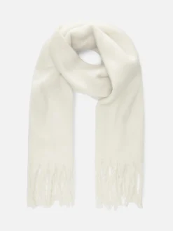 Gebürsteter Schal Mit Quasten