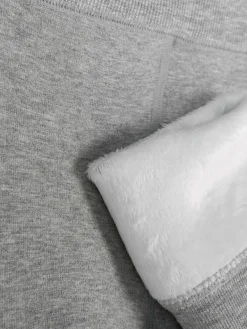 Gefütterte, Melierte Leggings Aus Samt