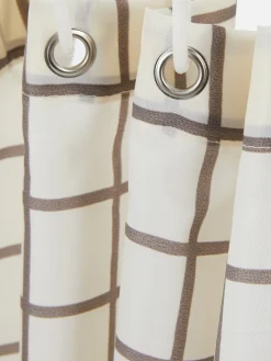 Gemusterter Duschvorhang