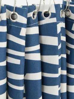 Gemusterter Duschvorhang