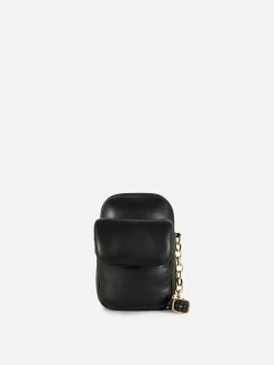 Gepolsterte Handytasche Aus Kunstleder