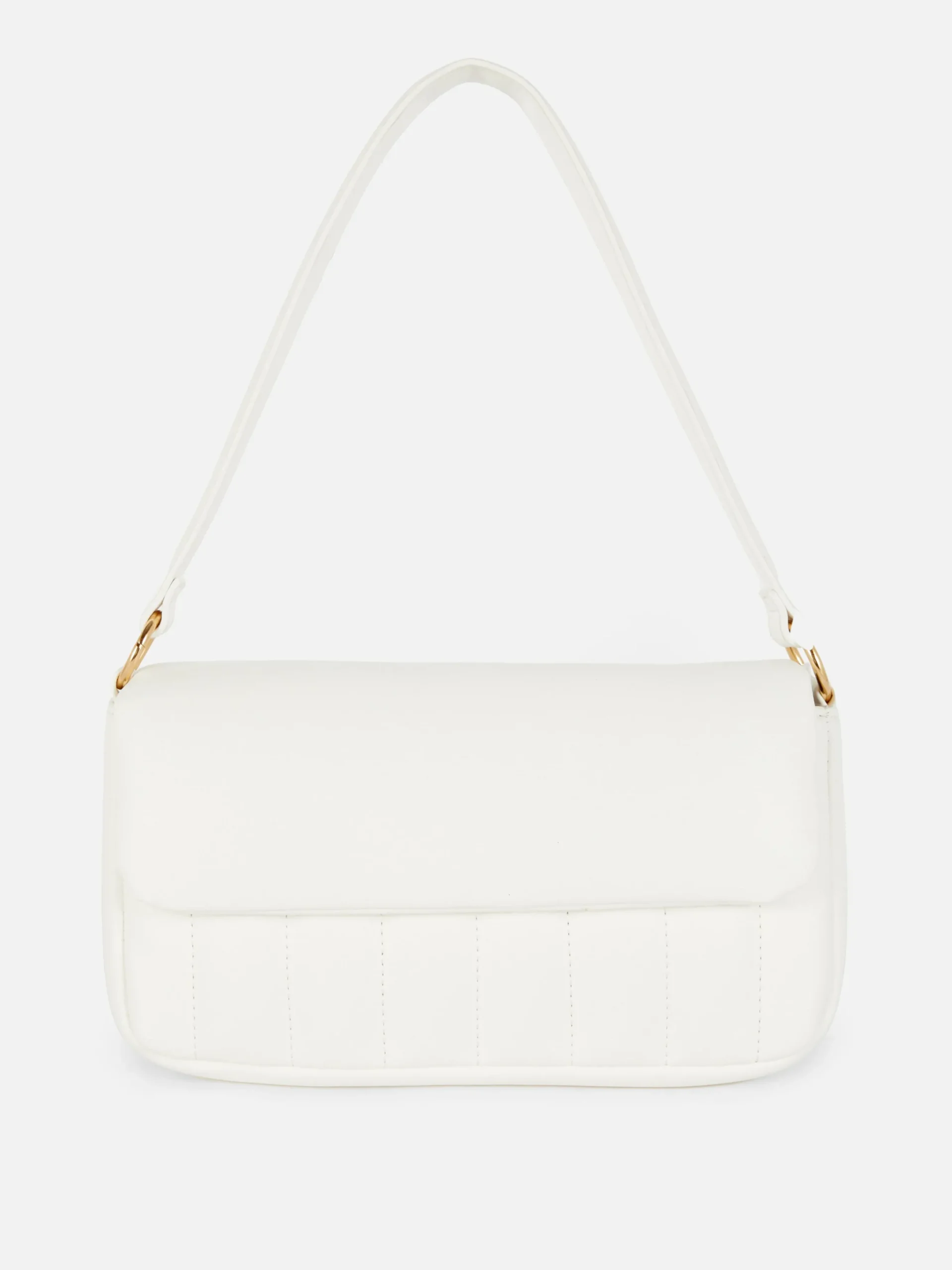 Gepolsterte Schultertasche Aus Kunstleder