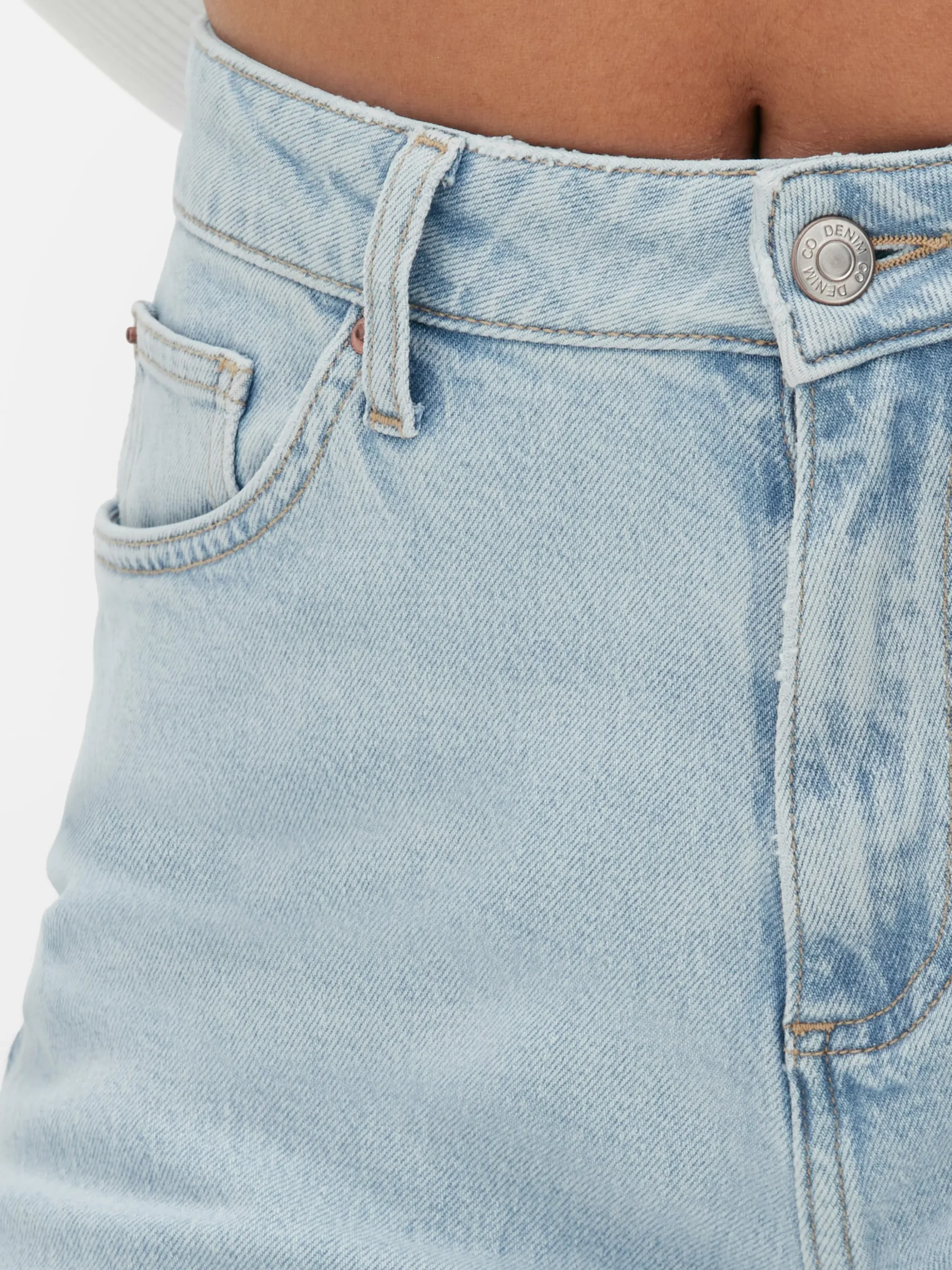 Gerade Geschnittene Denim-Jeans