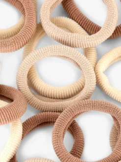 Gerippte Haargummis, 20er-Pack