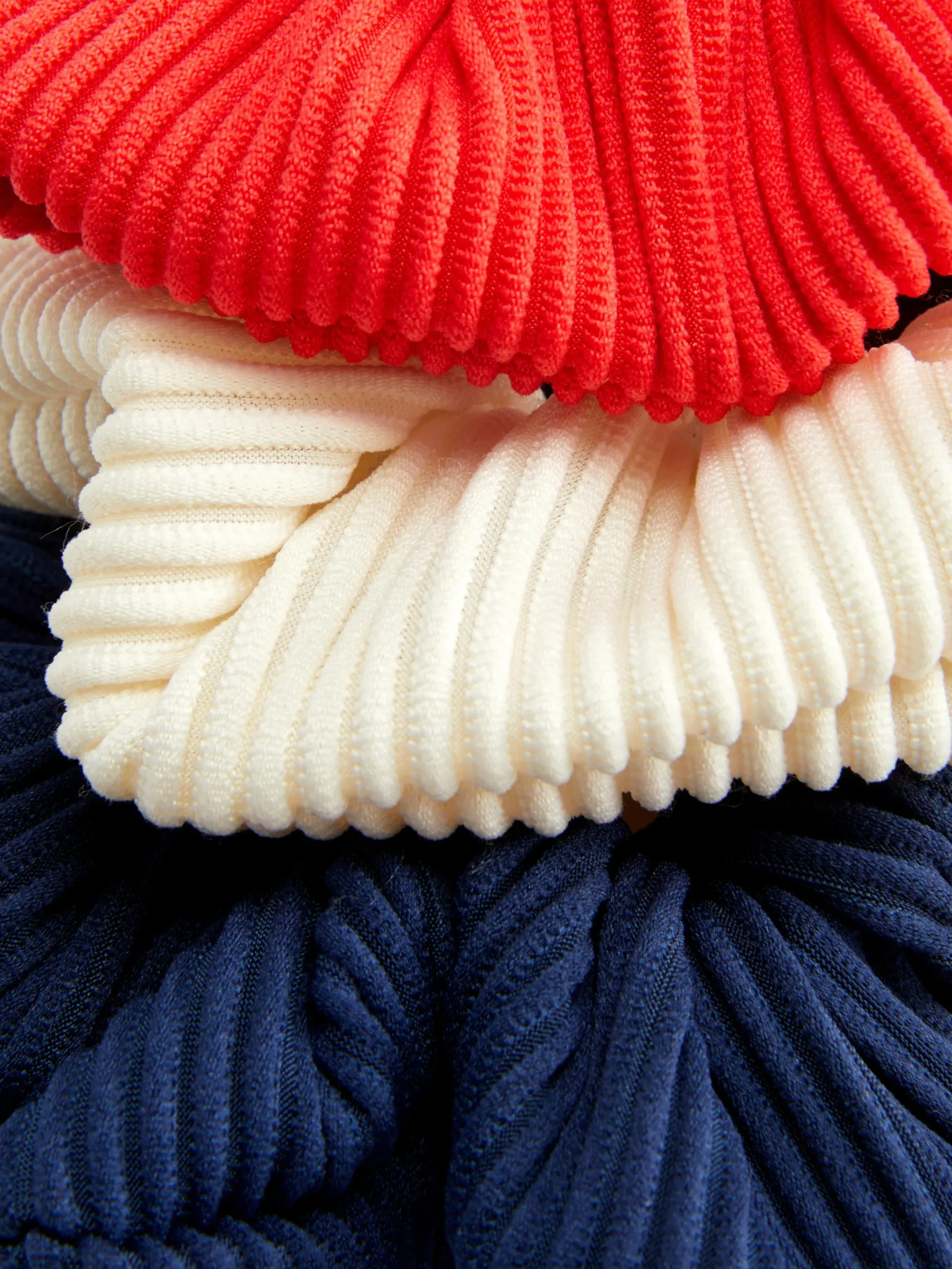 Gerippte Haargummis, 3er-Pack