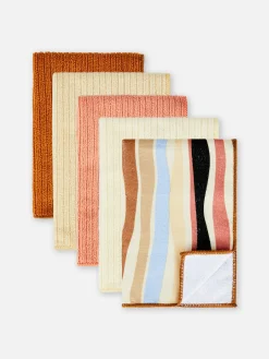 Gerippte Haushaltstücher, 5er-Pack