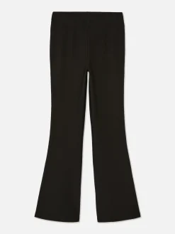 Gerippte Hose Mit Schlag