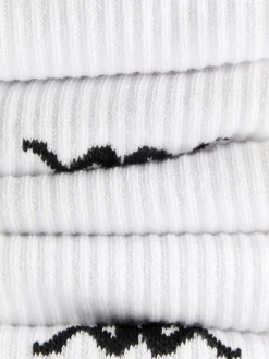 Gerippte „Kappa X Primark“ Crew-Socken, 3er-Pack