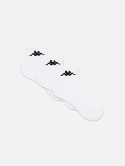 Gerippte „Kappa X Primark“ Crew-Socken, 3er-Pack