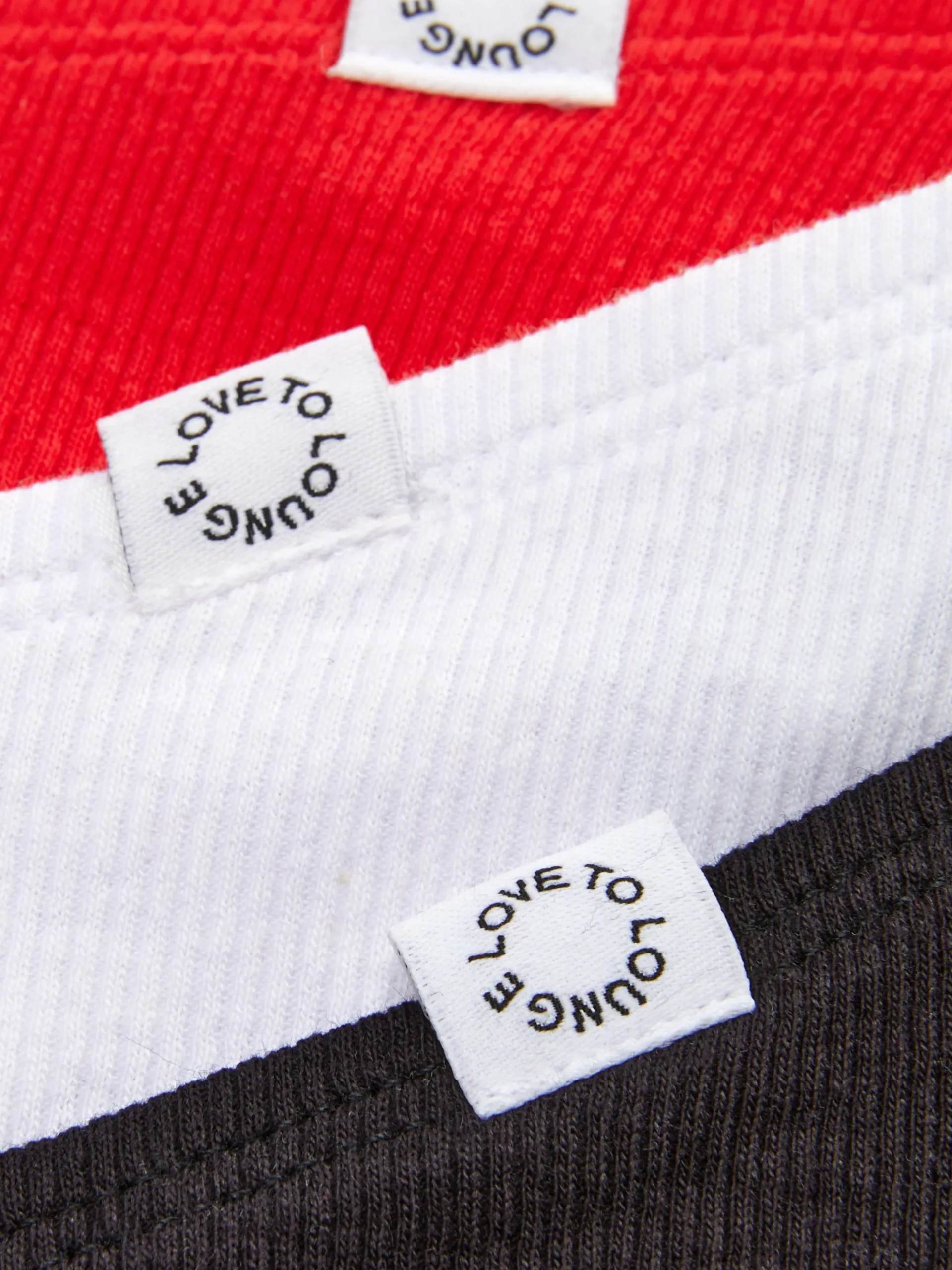 Gerippte Miami-Tangas, 3er-Pack