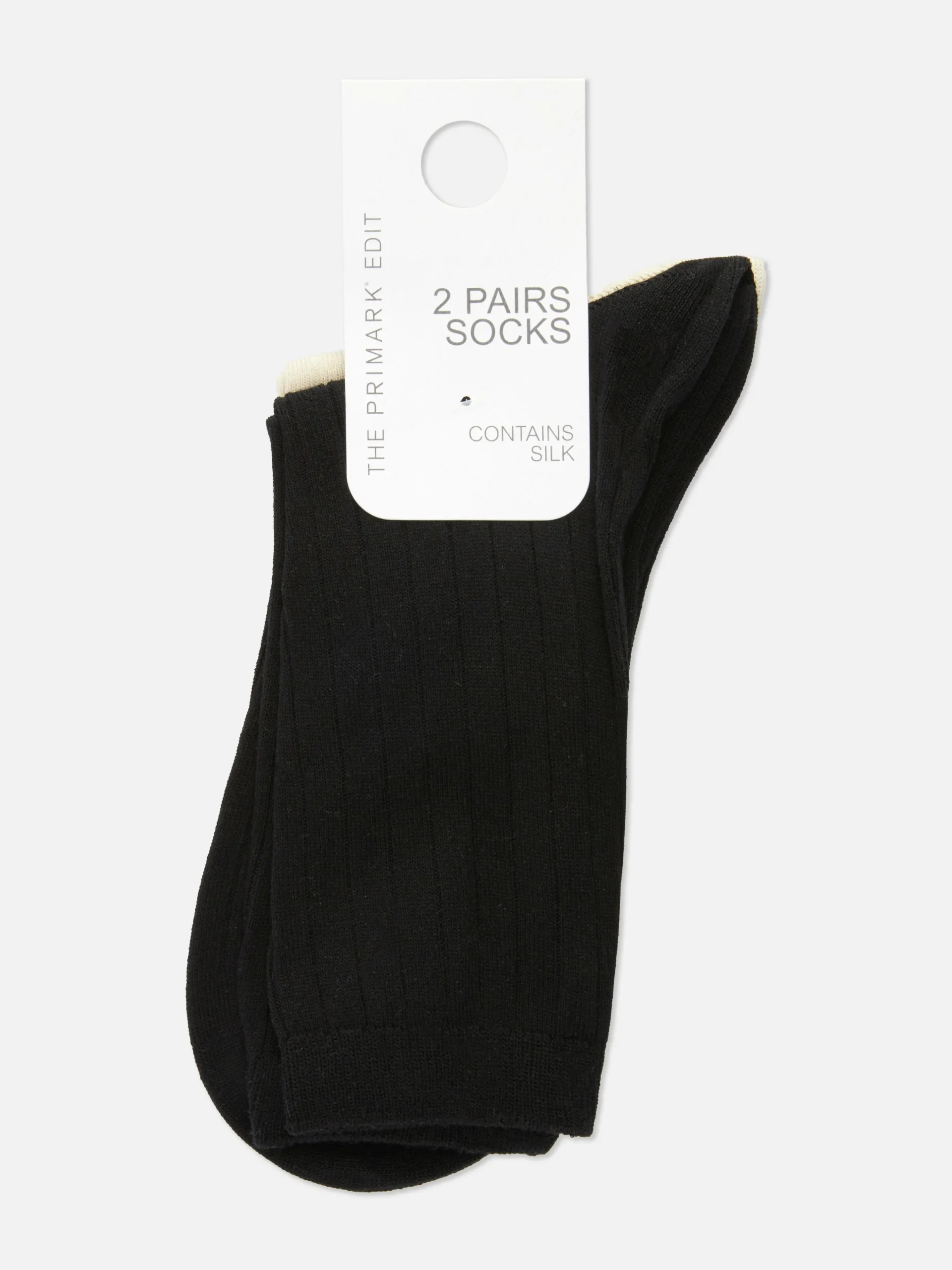 Gerippte „The Edit“ Socken, 2er-Pack