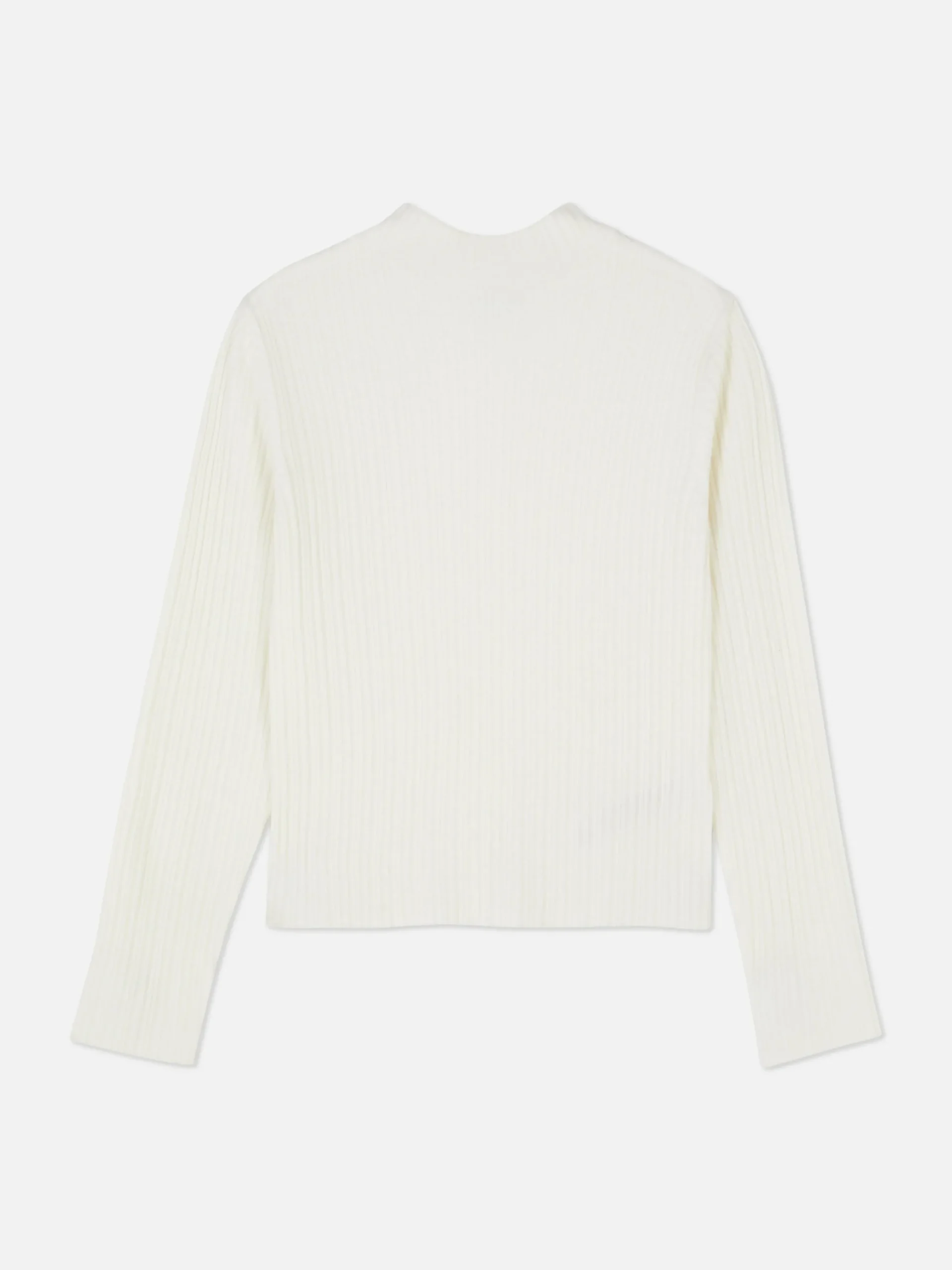 Gerippter Rollkragenpullover