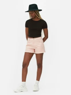 Geripptes, Bauchfreies Top