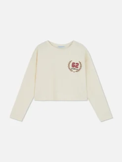 Geripptes Langarmshirt