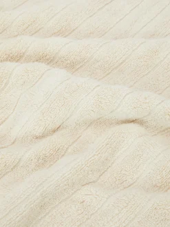 Geripptes, Texturiertes Badetuch