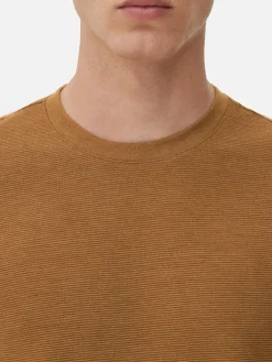 Geripptes T-Shirt Aus Ottoman