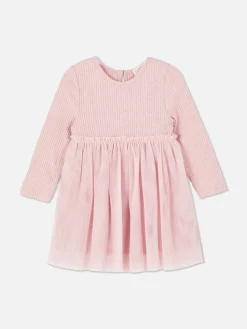 Geripptes Tutu-Kleid