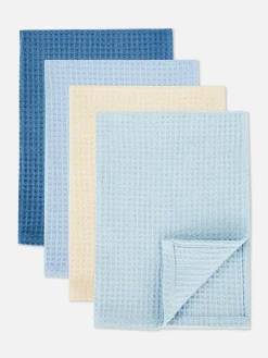 Geschirrtücher Mit Waffelmuster, 4er-Pack