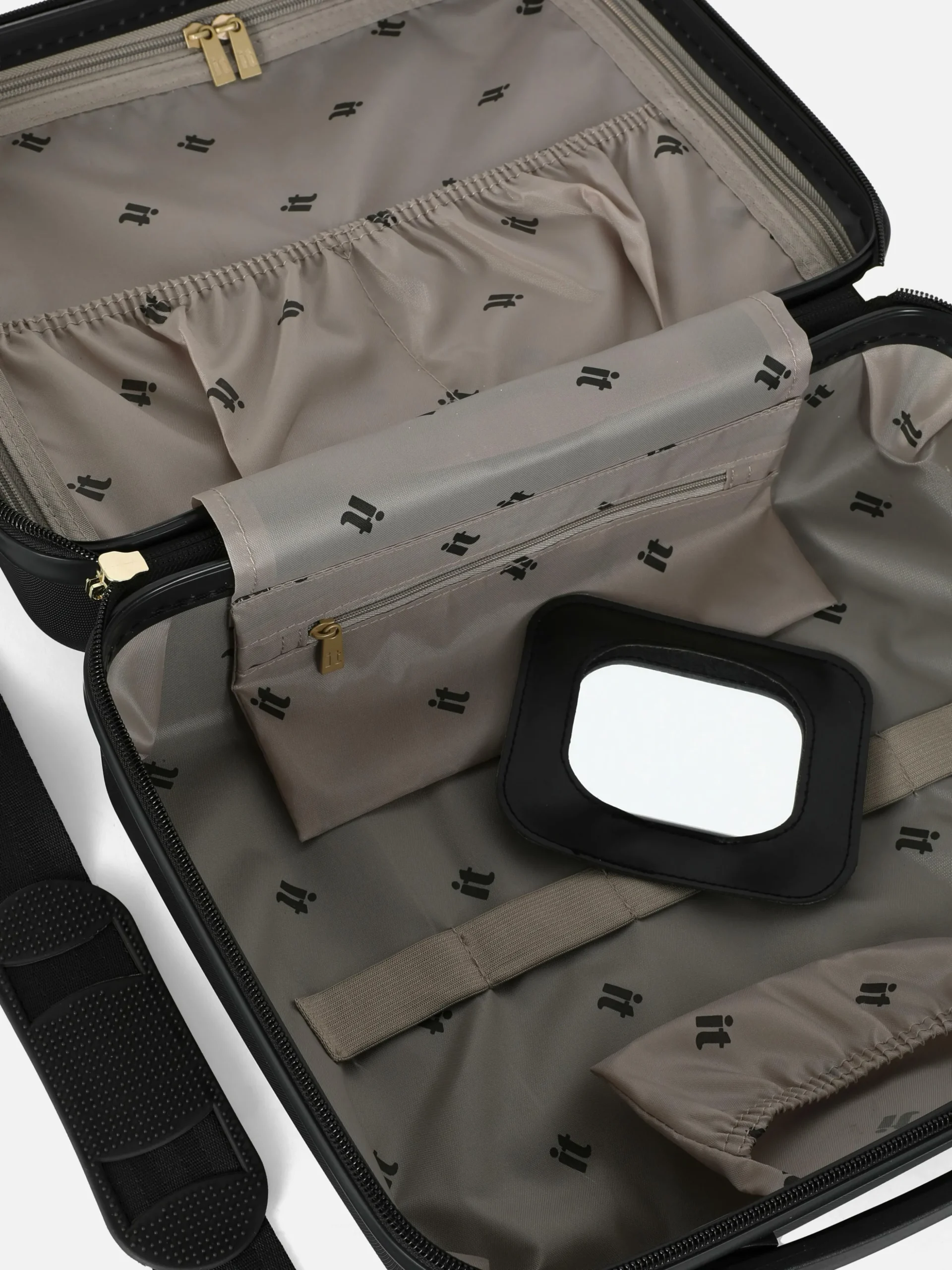 Gesteppter Hartschalen-Kosmetikkoffer