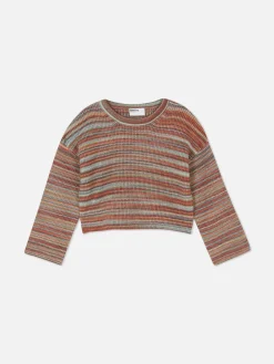 Gestreifter „Rita Ora“ Strickpullover Zum Kombinieren