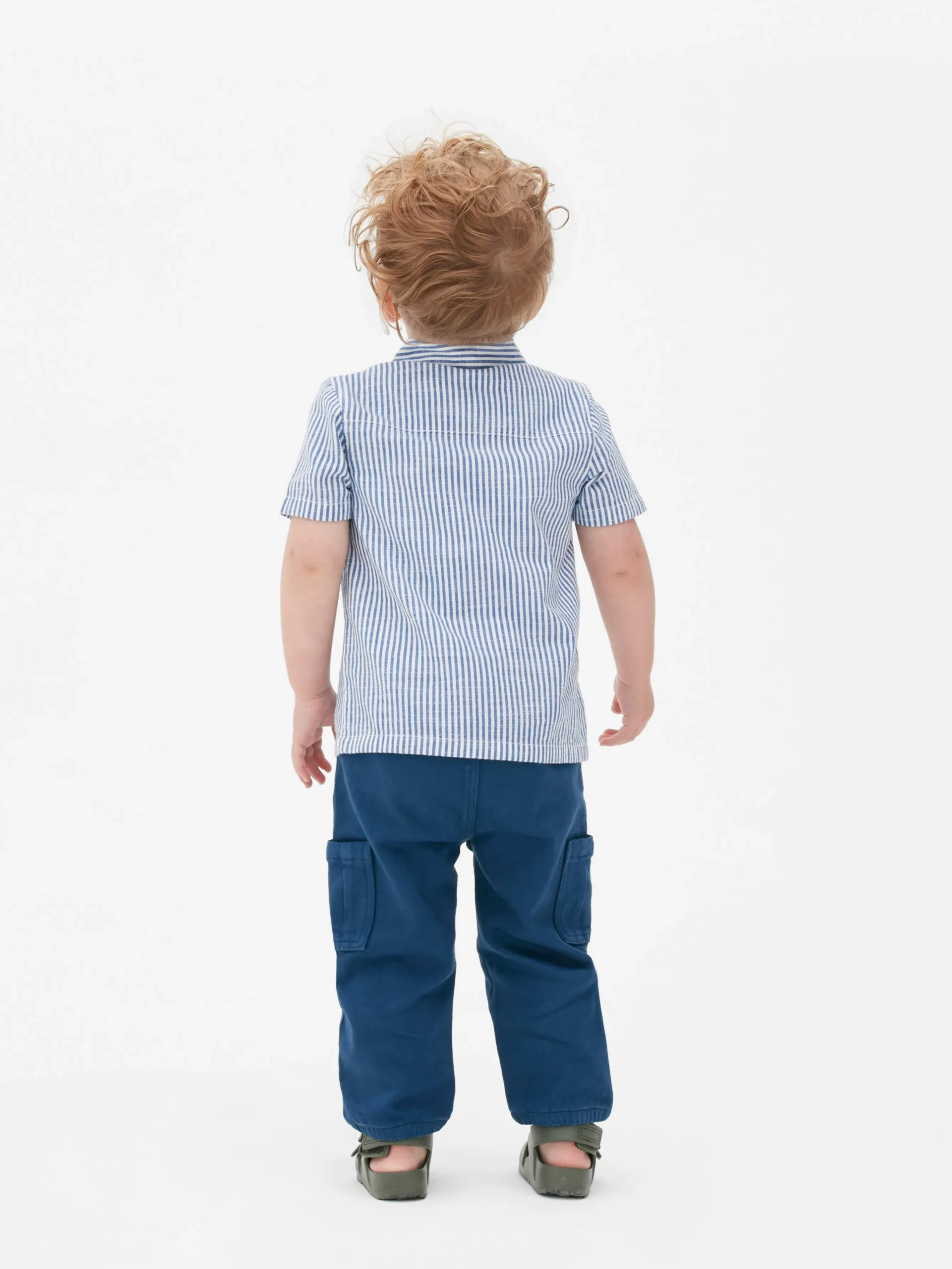 Gestreiftes Kurzarmhemd