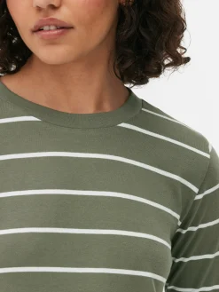 Gestreiftes Langarmtop
