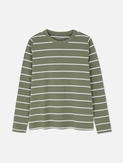 Gestreiftes Langarmtop