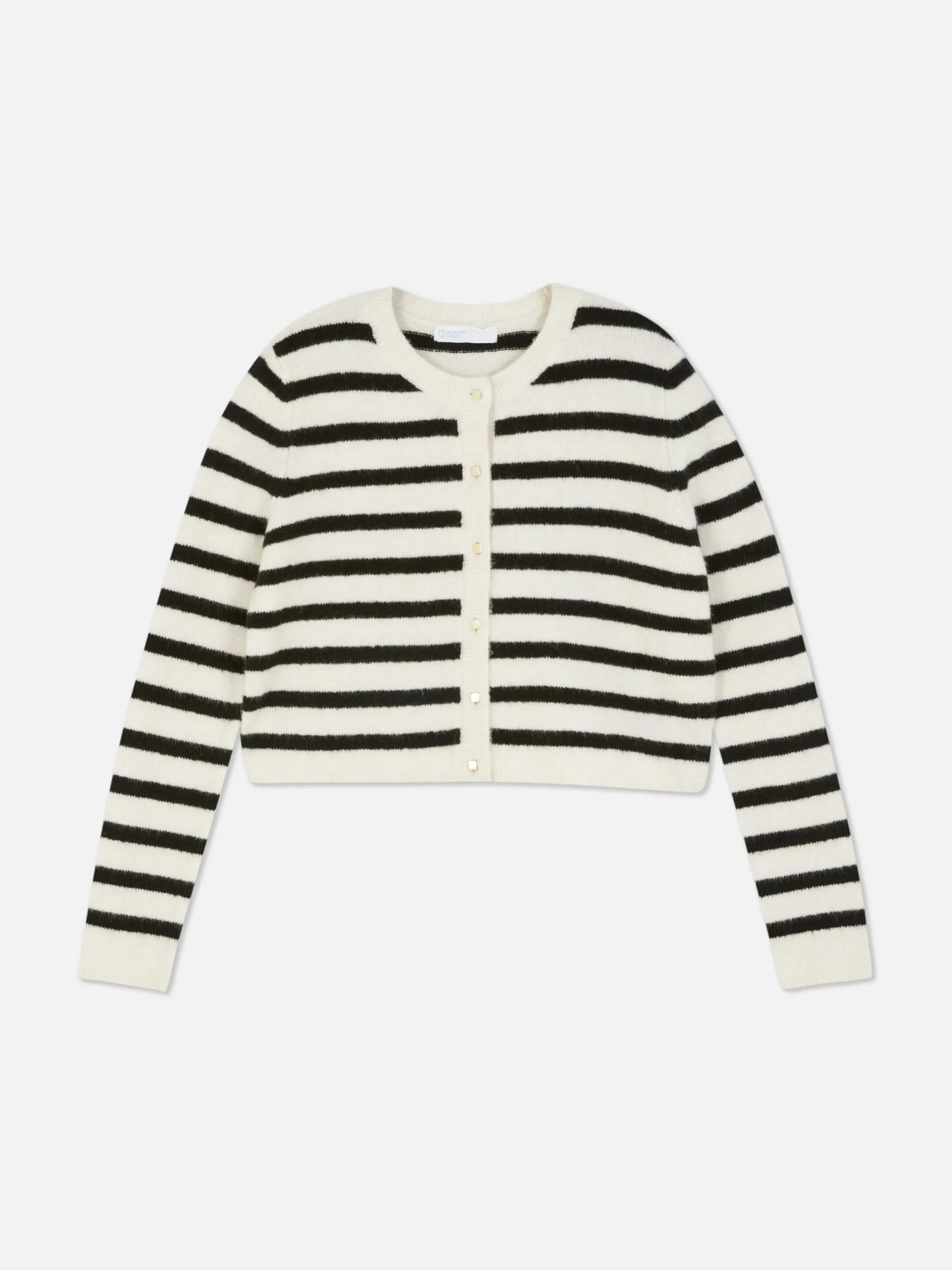 Gestrickter Cardigan Mit Knopfleiste