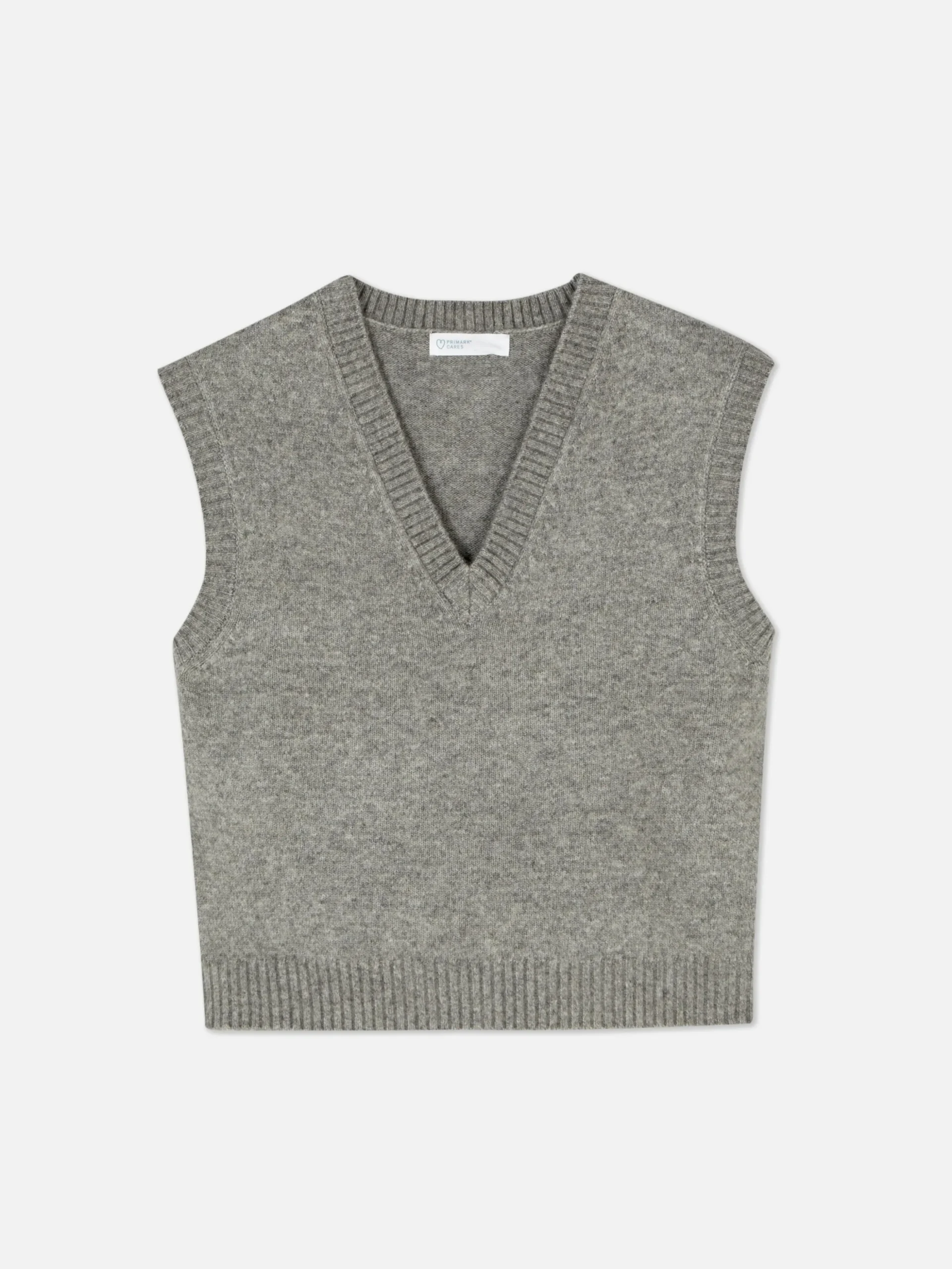 Gestricktes Tanktop Mit V-Ausschnitt