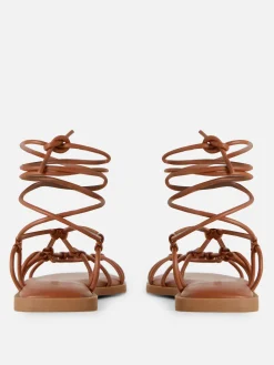 Gladiatorensandalen Mit Riemchen