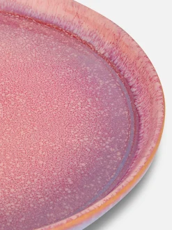 Glasierter Beilagenteller Aus Steingut