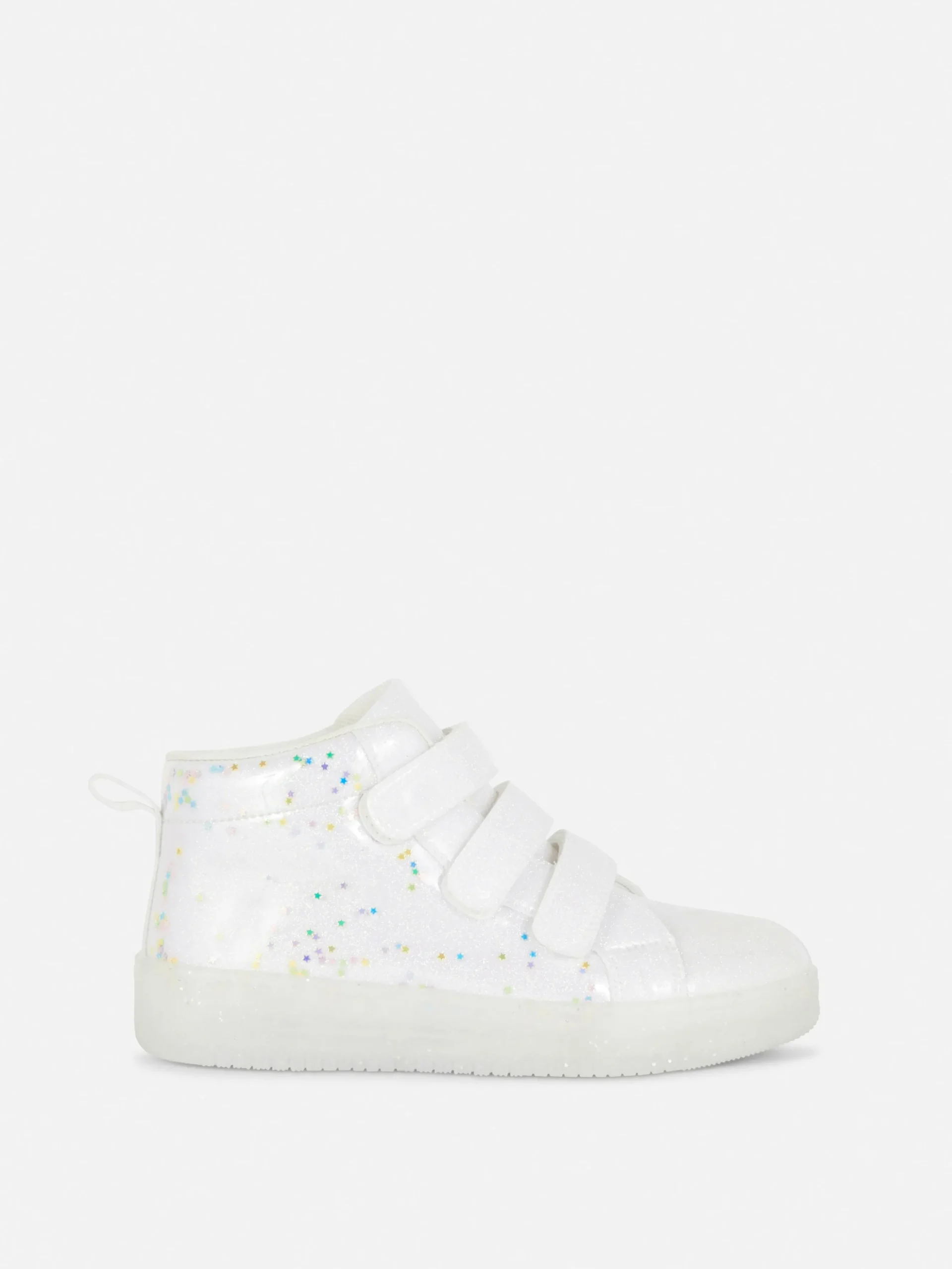 Glitzernde, Leuchtende High-Top-Sneaker
